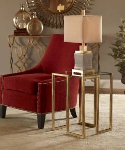 Uttermost Mirrin Accent Table LIVING ROOM