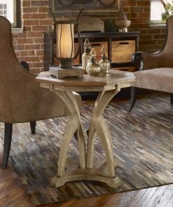 Uttermost Ranen Aged White Side Table Side & End Tables