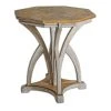 Uttermost Ranen Aged White Side Table Side & End Tables