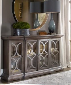 Uttermost Belino Wooden 4 Door Chest LIVING ROOM