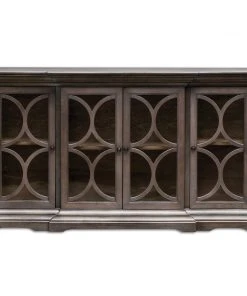 Uttermost Belino Wooden 4 Door Chest LIVING ROOM