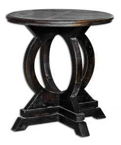 Side & End Tables Uttermost Maiva Black Side Table