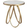 Uttermost Montrez Gold Side Table LIVING ROOM