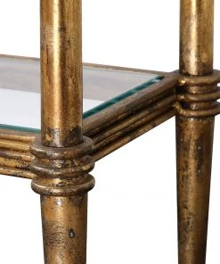 Uttermost Elenio Glass Console Table LIVING ROOM