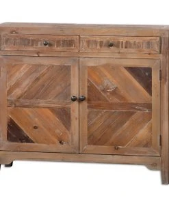 Uttermost Hesperos Reclaimed Wood Console Cabinet