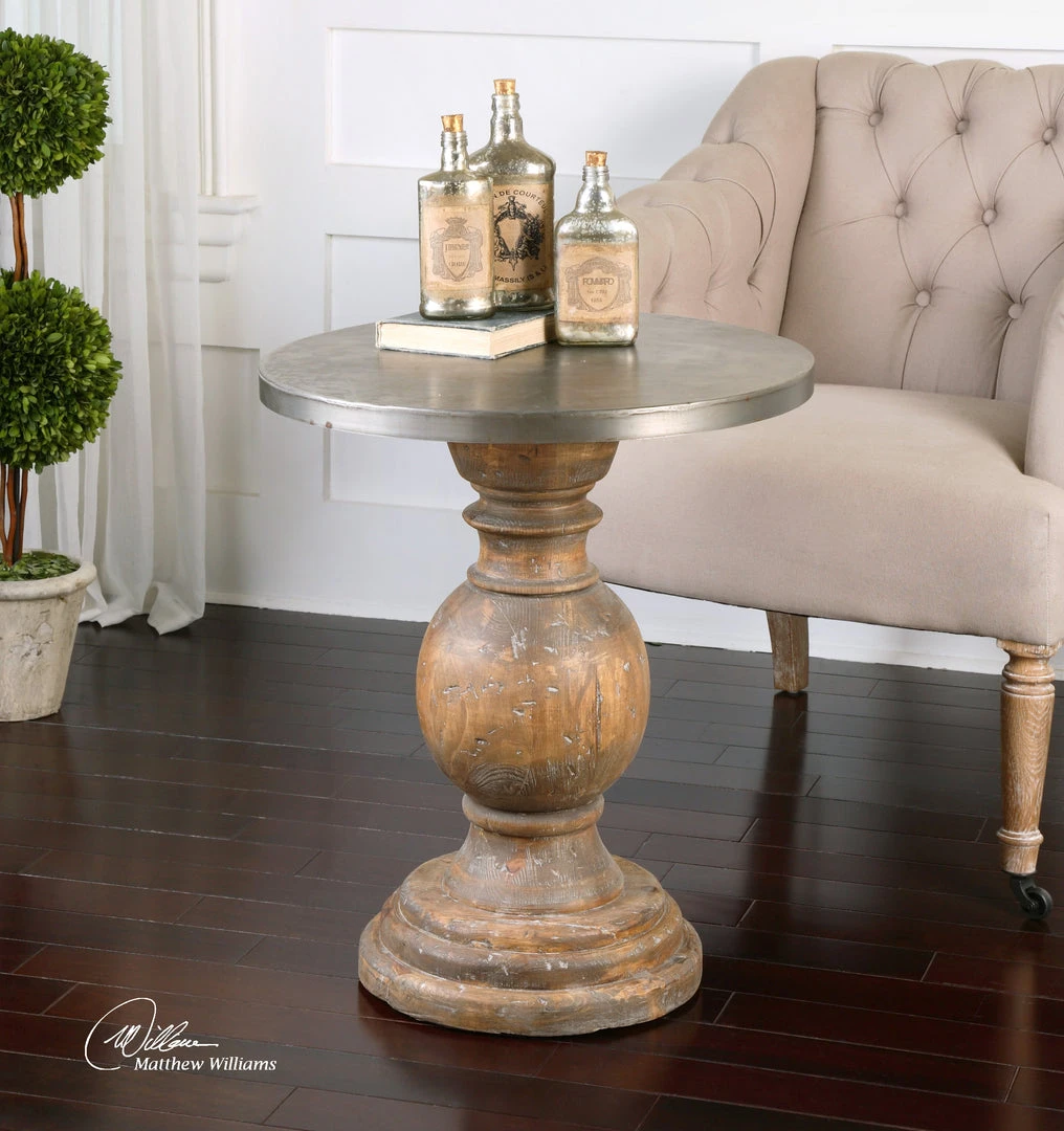 Uttermost Blythe Wooden SideTable 4 Uttermost Blythe Wooden SideTable