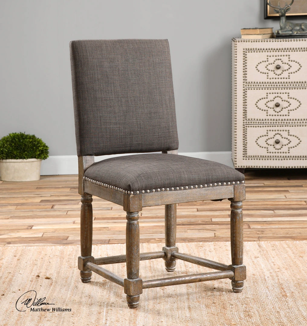 Uttermost Laurens Gray Accent Chair DINING ROOM 4 Uttermost Laurens Gray Accent Chair DINING ROOM