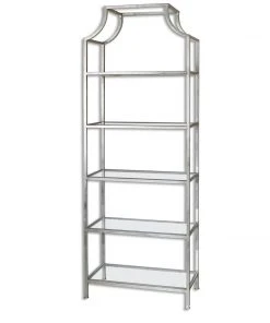 Uttermost Aurelie Silver Etagere LIVING ROOM