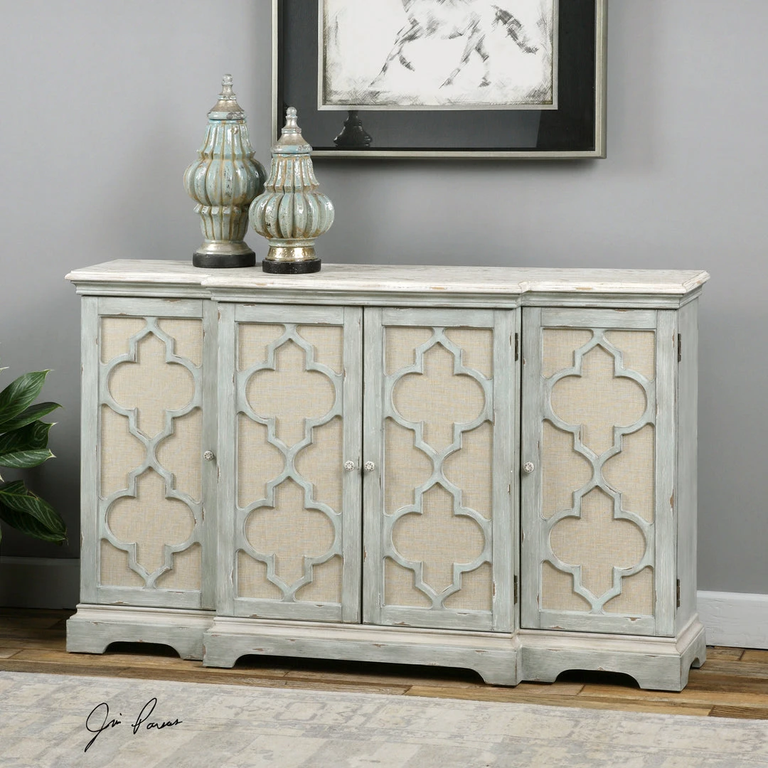 Uttermost Sophie 4 Door Grey Cabinet Chests & Cabinets 4 Uttermost Sophie 4 Door Grey Cabinet Chests & Cabinets