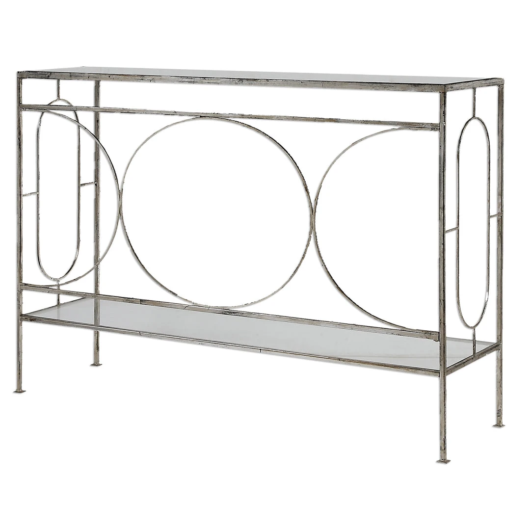 Uttermost Luano Silver Console Table 5 Uttermost Luano Silver Console Table