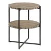 LIVING ROOM Uttermost Kamau Round Accent Table