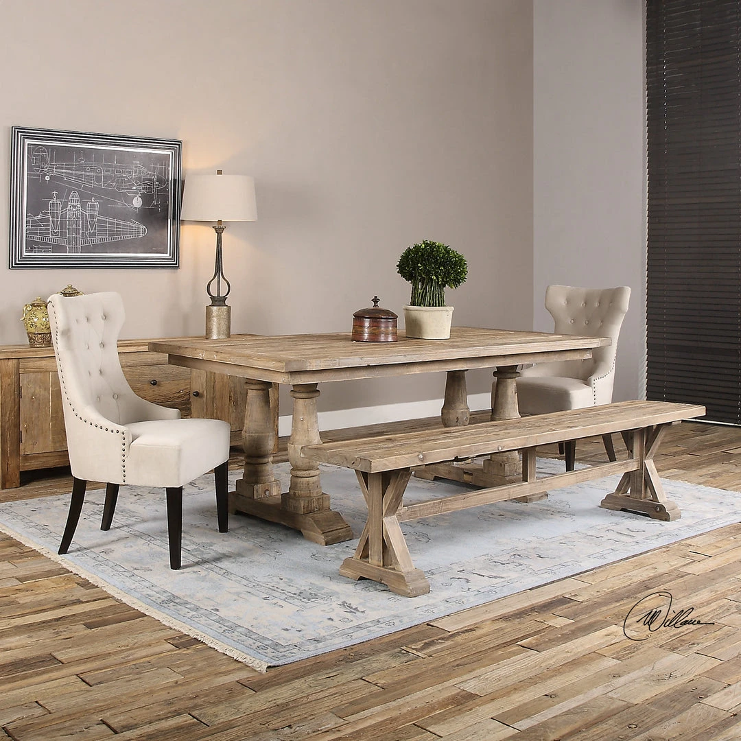 Uttermost Stratford Salvaged Wood Bench 5 Uttermost Stratford Salvaged Wood Bench