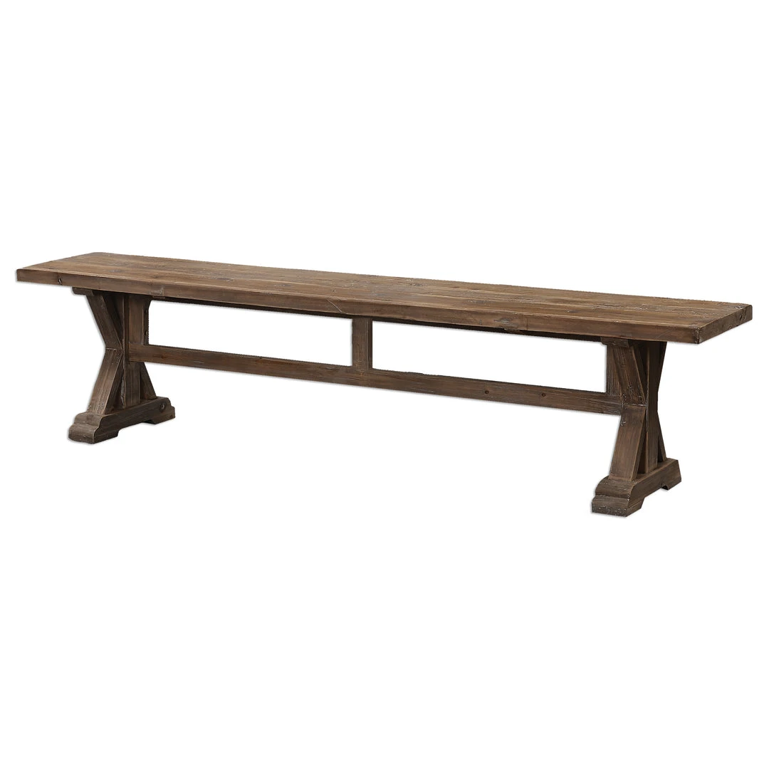 Uttermost Stratford Salvaged Wood Bench 6 Uttermost Stratford Salvaged Wood Bench