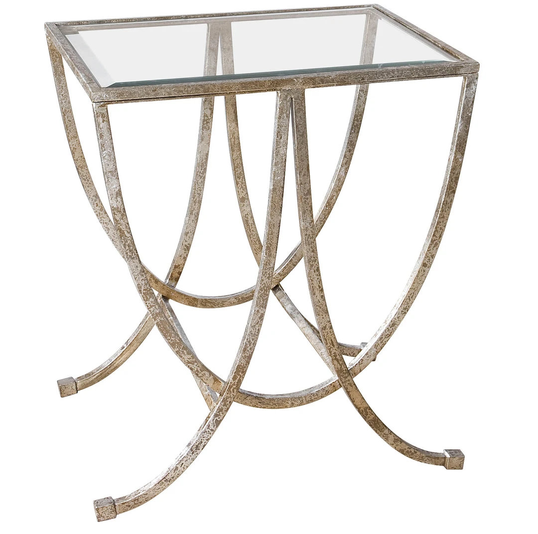 LIVING ROOM Uttermost Marta Antiqued Silver Side Table 3 LIVING ROOM Uttermost Marta Antiqued Silver Side Table