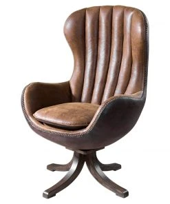 Uttermost Garrett Mid-century Swivel Chair