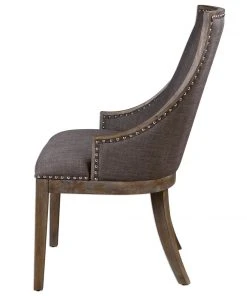 Uttermost Aidrian Charcoal Gray Accent Chair DINING ROOM 12 Uttermost Aidrian Charcoal Gray Accent Chair DINING ROOM