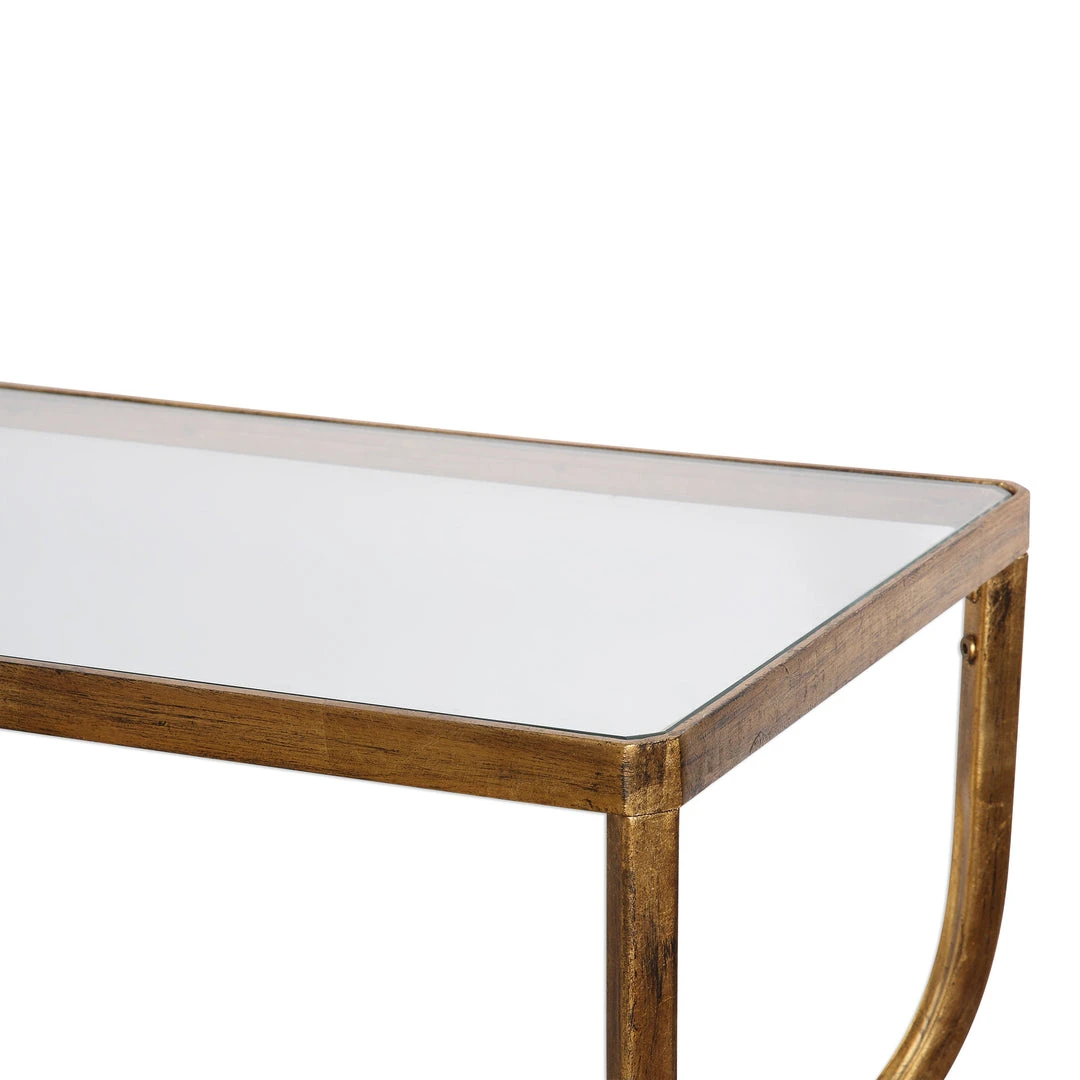 Uttermost Deline Gold Console Table 8 Uttermost Deline Gold Console Table