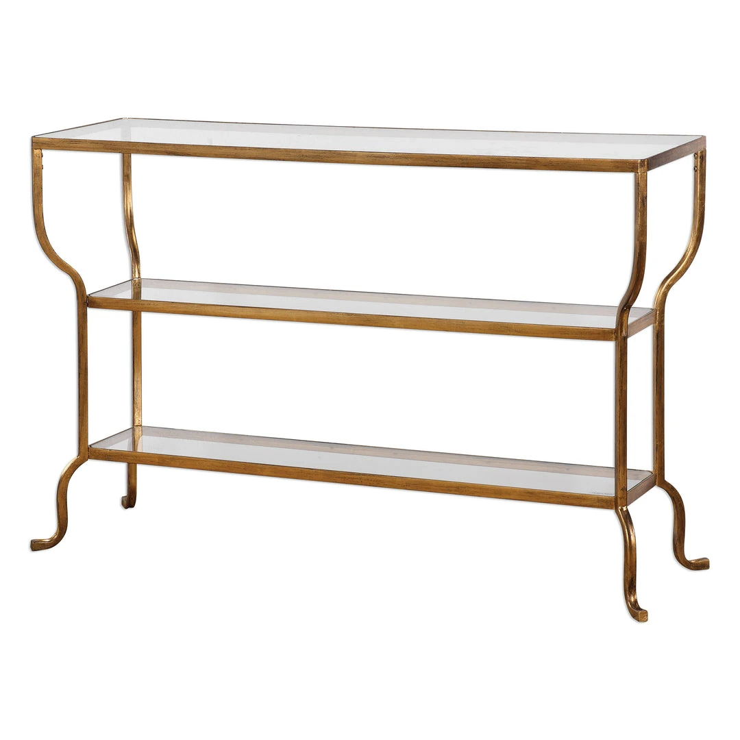 Uttermost Deline Gold Console Table 7 Uttermost Deline Gold Console Table