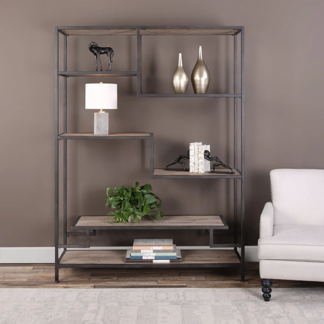 Uttermost Sherwin Industrial Etagere LIVING ROOM 6 Uttermost Sherwin Industrial Etagere LIVING ROOM