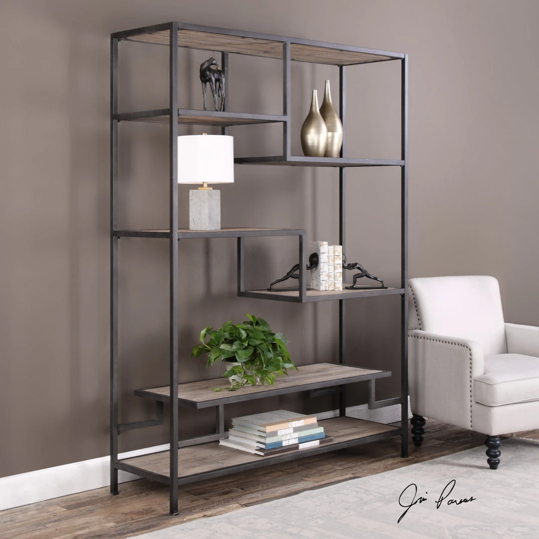 Uttermost Sherwin Industrial Etagere LIVING ROOM 5 Uttermost Sherwin Industrial Etagere LIVING ROOM