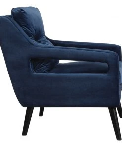 LIVING ROOM Uttermost OBrien Blue Velvet Armchair