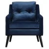 LIVING ROOM Uttermost OBrien Blue Velvet Armchair 2 LIVING ROOM Uttermost OBrien Blue Velvet Armchair
