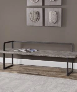 Uttermost Herbert Reclaimed Wood Bench LIVING ROOM