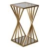 Uttermost Janina Gold Dimensional Accent Table LIVING ROOM