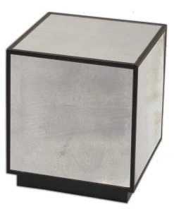 LIVING ROOM Uttermost Matty Mirrored Cube Table