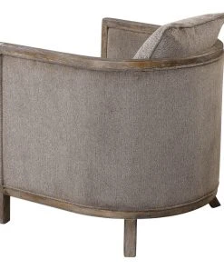 Uttermost Viaggio Gray Chenille Accent Chair 14 Uttermost Viaggio Gray Chenille Accent Chair