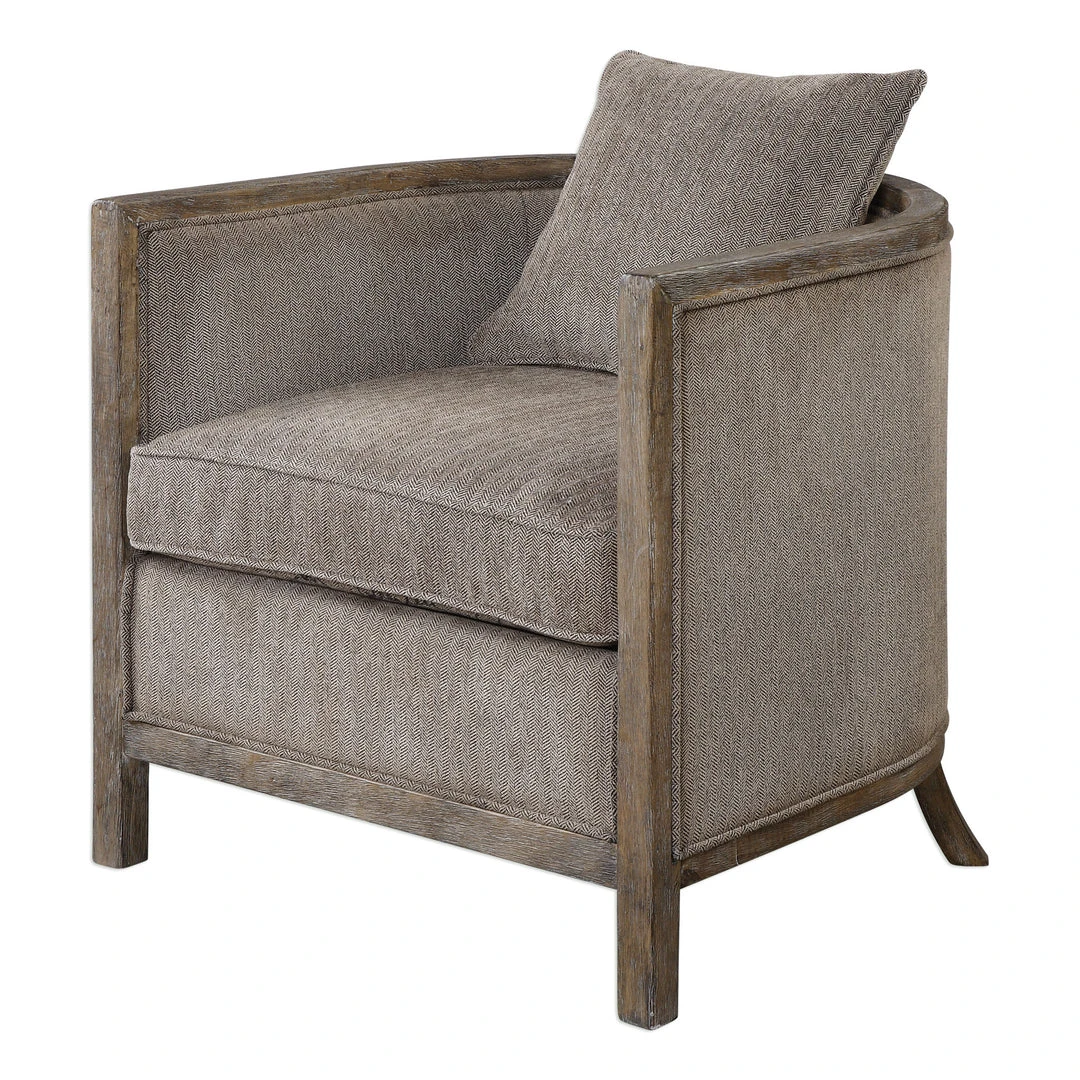 Uttermost Viaggio Gray Chenille Accent Chair 5 Uttermost Viaggio Gray Chenille Accent Chair