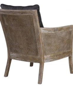 LIVING ROOM Uttermost Encore Dark Gray Armchair