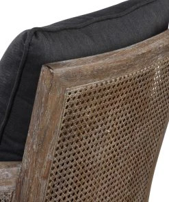 LIVING ROOM Uttermost Encore Dark Gray Armchair