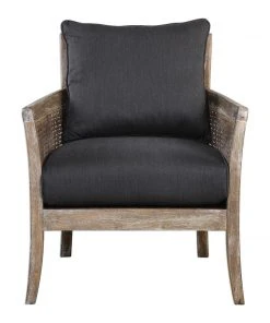 LIVING ROOM Uttermost Encore Dark Gray Armchair