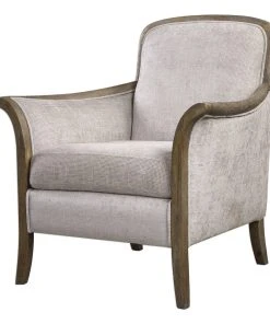 LIVING ROOM Uttermost Brittoney Taupe Armchair