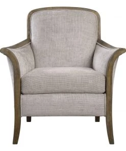 LIVING ROOM Uttermost Brittoney Taupe Armchair