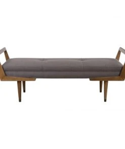 Uttermost Waylon Mid-Century Modern Bench
