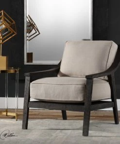 Uttermost Lyle Beige Accent Chair
