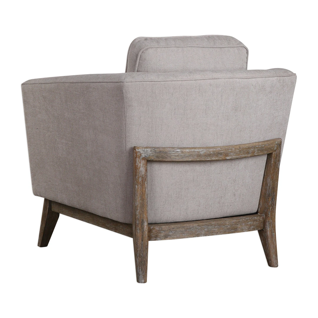 Uttermost Varner Beige Linen Accent Chair 6 Uttermost Varner Beige Linen Accent Chair
