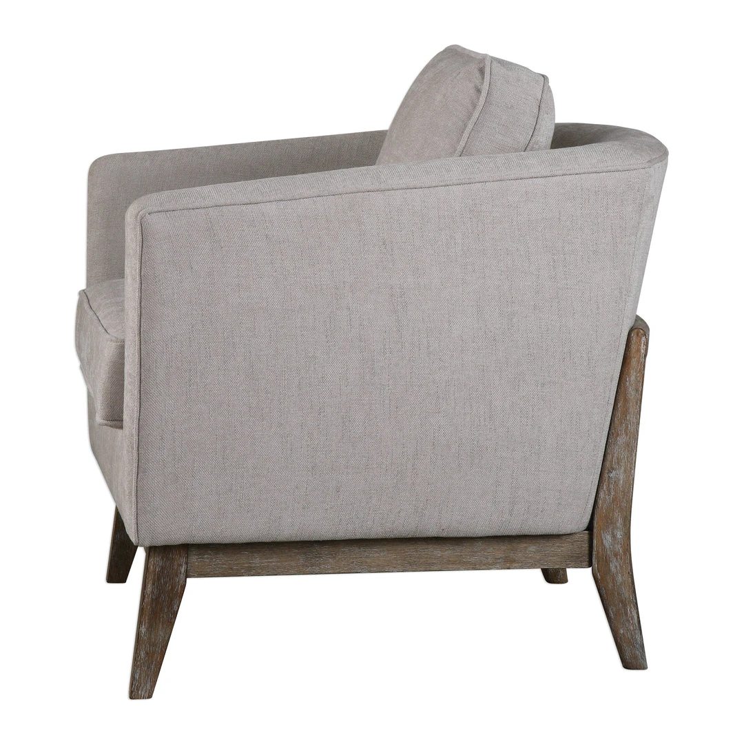 Uttermost Varner Beige Linen Accent Chair 5 Uttermost Varner Beige Linen Accent Chair