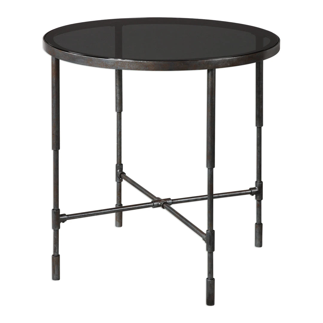 Uttermost Vande Aged Steel SideTable LIVING ROOM 5 Uttermost Vande Aged Steel SideTable LIVING ROOM