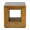 LIVING ROOM Uttermost Flair Gold Cube Table
