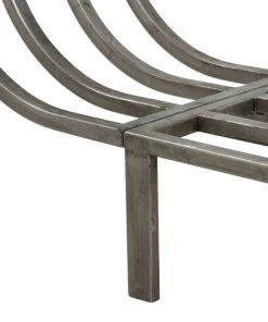 LIVING ROOM Uttermost Arlice Bright Silver Console Table