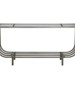 LIVING ROOM Uttermost Arlice Bright Silver Console Table