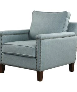 Uttermost Charlotta Sea Mist Accent Chair LIVING ROOM
