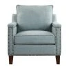 Uttermost Charlotta Sea Mist Accent Chair LIVING ROOM