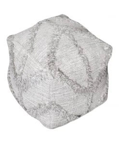 Uttermost Olfen Gray Pouf Benches, Ottomans & Poufs