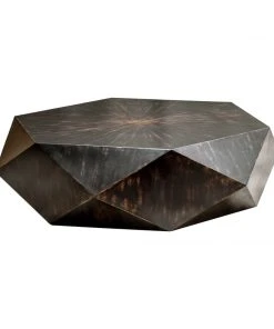 Uttermost Volker Worn Black Coffee Table LIVING ROOM