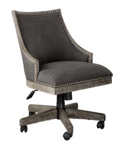 Uttermost Aidrian Charcoal Desk Chair 12 Uttermost Aidrian Charcoal Desk Chair