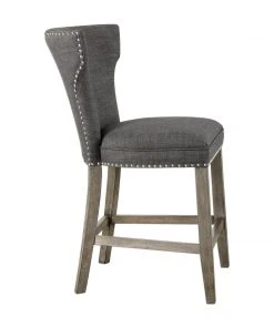 Uttermost Arnaud Charcoal Counter Stool Bar & Counter Stools